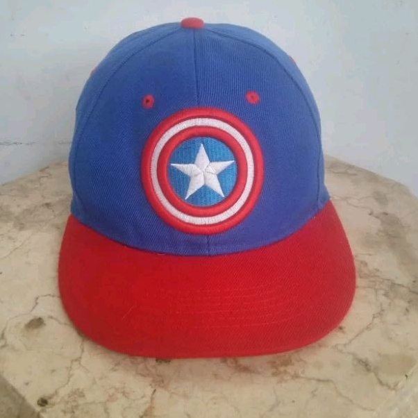 Topi Snapback CAPTAIN AMERICA Marvel Comics X New Era Snapback Hats
