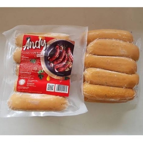 

Andy sosis sapi bakar mini original isi 10