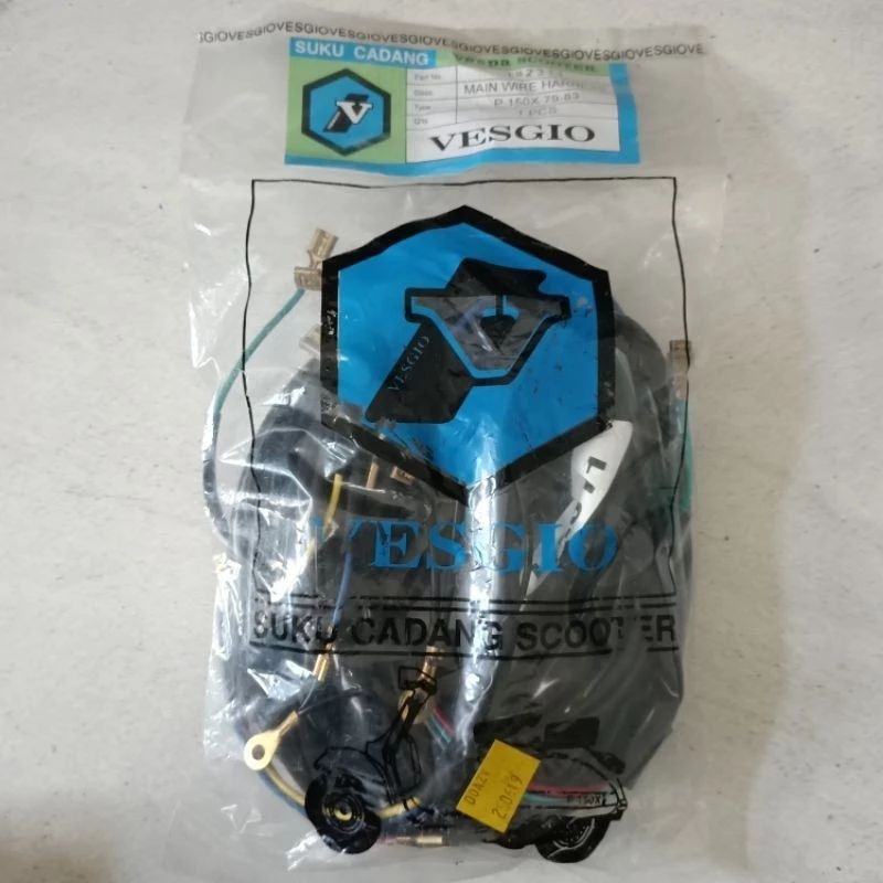 kabel body vespa PX 150 X vesgio sparepart aksesoris variasi Vespa