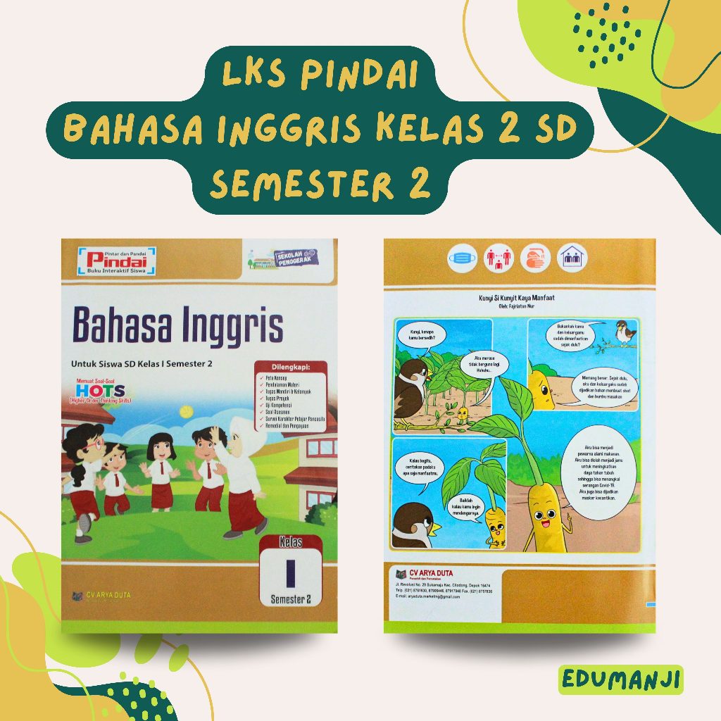 LKS PINDAI BAHASA INGGRIS KELAS 2 SD SEMESTER 2