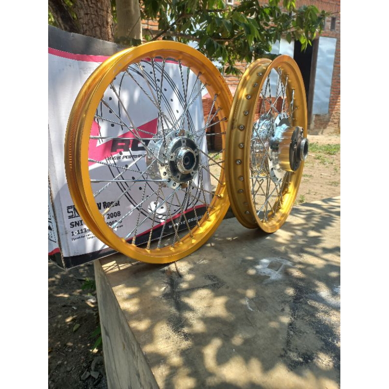 velg rossi set tromol mp megapro gl pro tilam tilas tiger original full kinclong