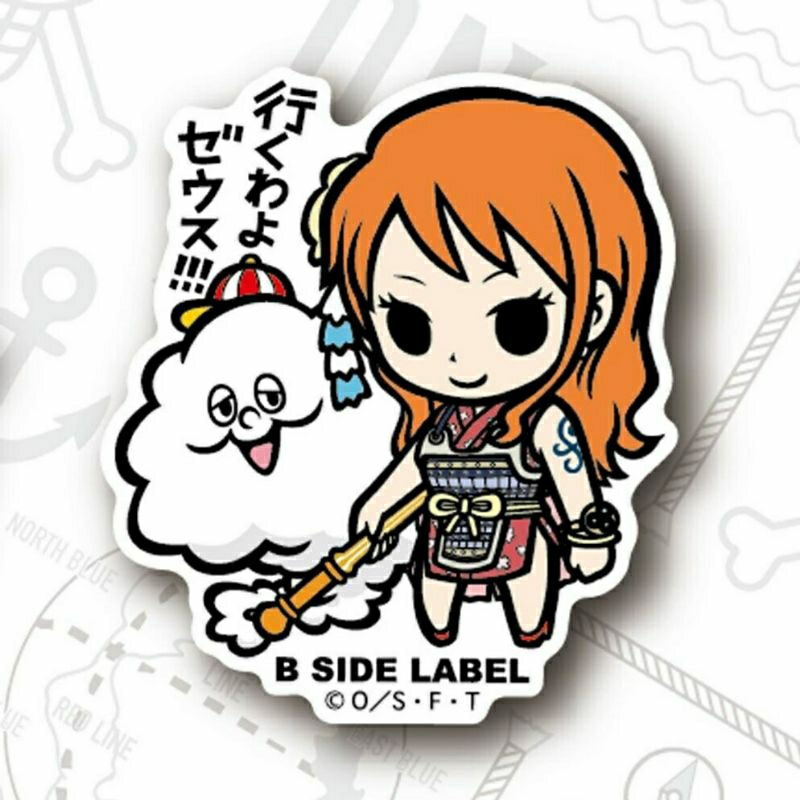 

Stiker Nami Aniv 100 One Piece Side-B Collaboration