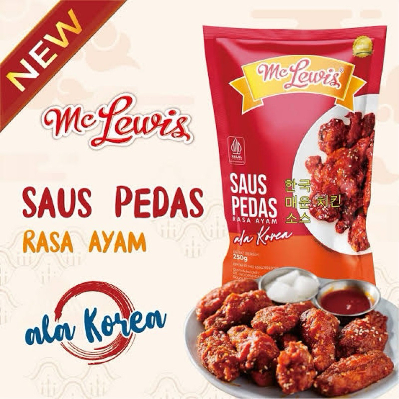 

MC LEWIS Sauce Pedas Rasa Ayam Ala Korea 250 Gram