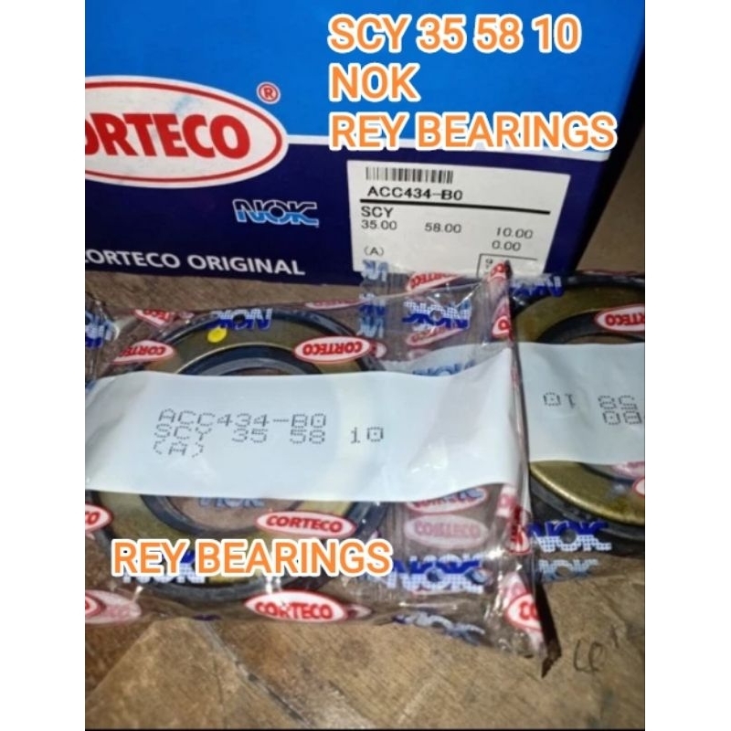 Oil seal SCY 35 58 10 merk NOK CORTECO