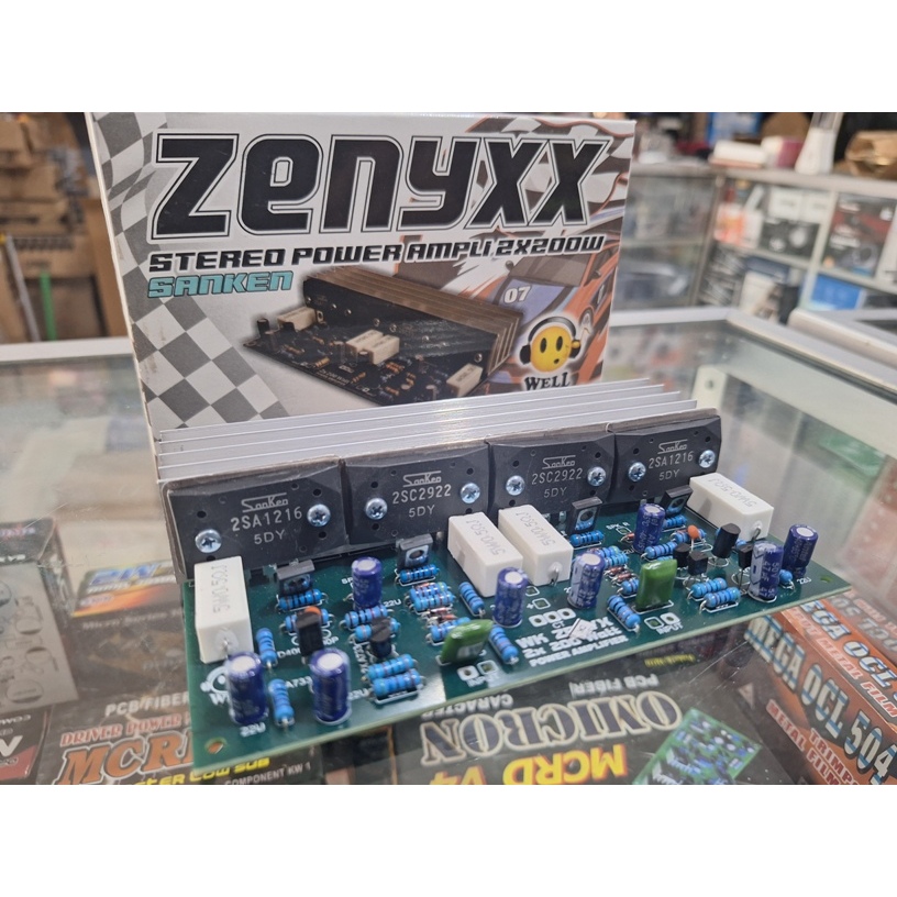 POWER KIT Amplifier Audio Profesional STEREO SANKEN 400w XENYXX