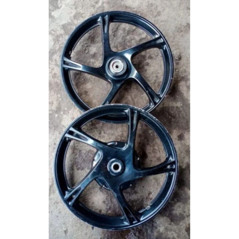 VELG PELK PELEK DEPAN BELAKANG YAMAHA MIO SPORTY MIO SMILE EGO S ORIGINAL