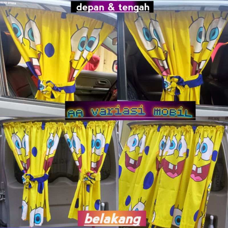 Kain gorden mobil minibus Avanza/ Xenia/ kj Inova/ sejenis