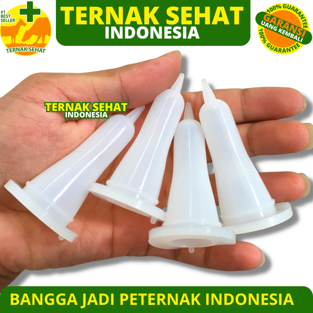 DOT CEMPE SILIKON PUTIH - Cocok Untuk Cempe Kambing Domba - Dot Cempe - Dot anak kambing - Dot Kambi