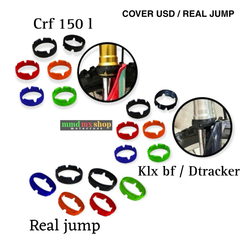 Pelindung USD Klx bf Dtracker new Crf 150 l Real jump Cover USD Real jump