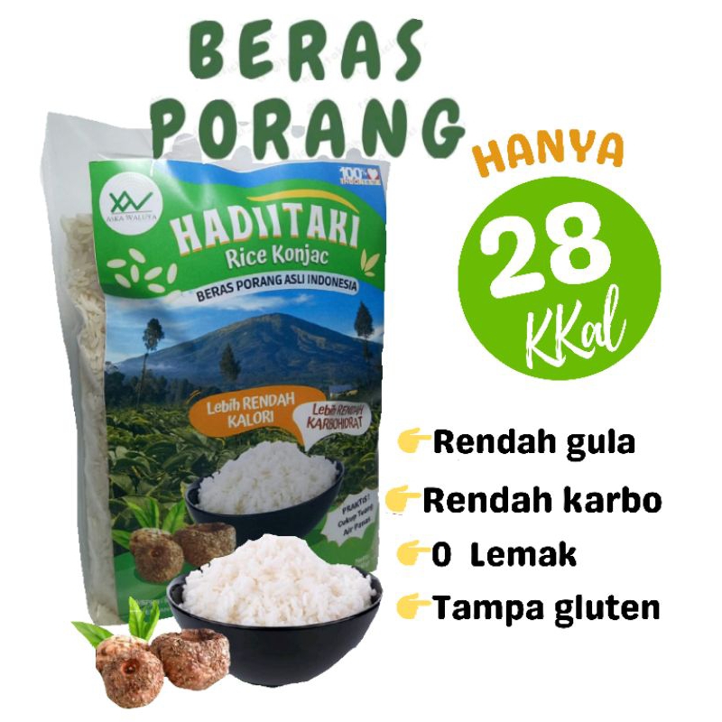 

BERAS PORANG HADIITAKI 500 gr Beras Turunkan Berat Badan