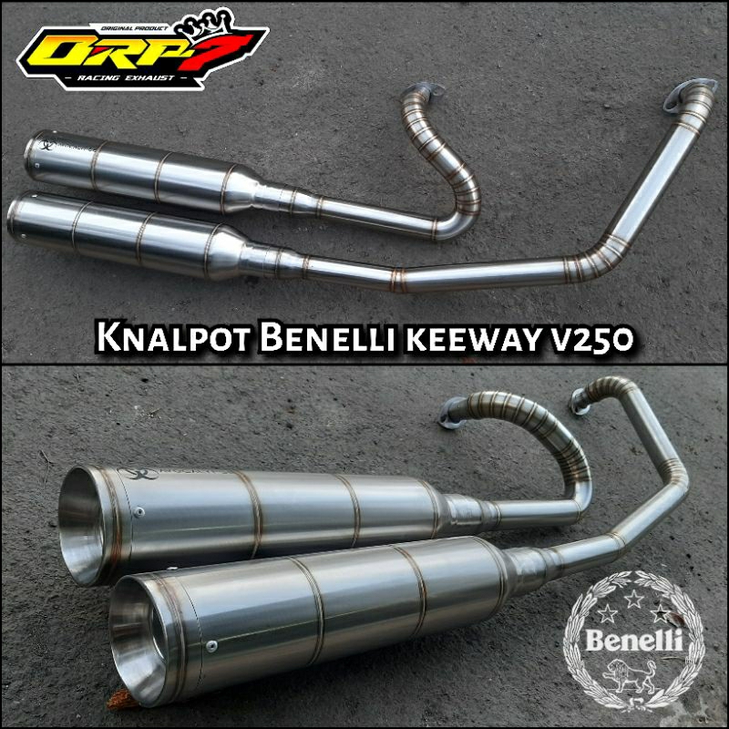 Knalpot Custom Benelli Keeway v250