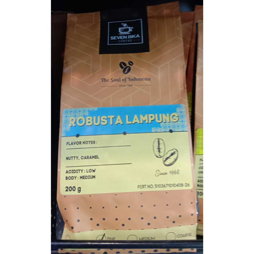 

Seven bika robusta Lampung 200g