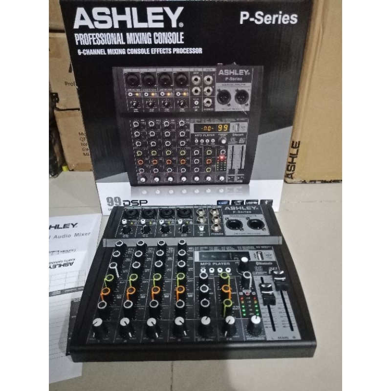 Mixer Ashley P-Series / Mixer Asley P Series 6 Channel Original Produk Ashley