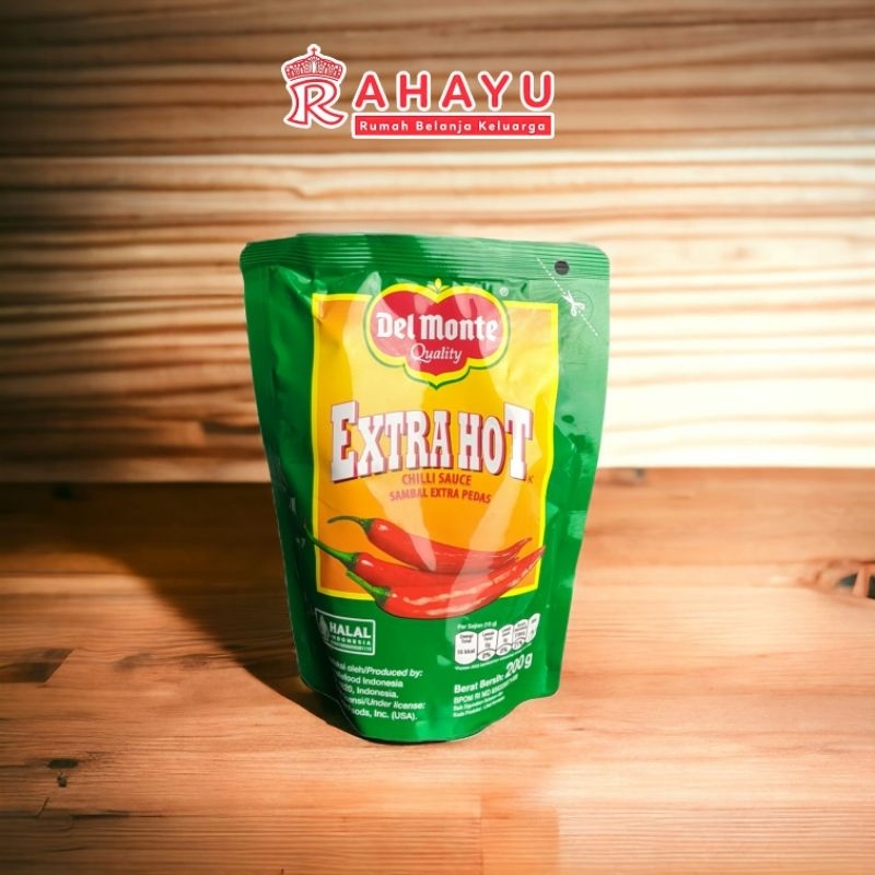 

DEL MONTE EXTRA HOT CHILLI SAUCE 200 GR