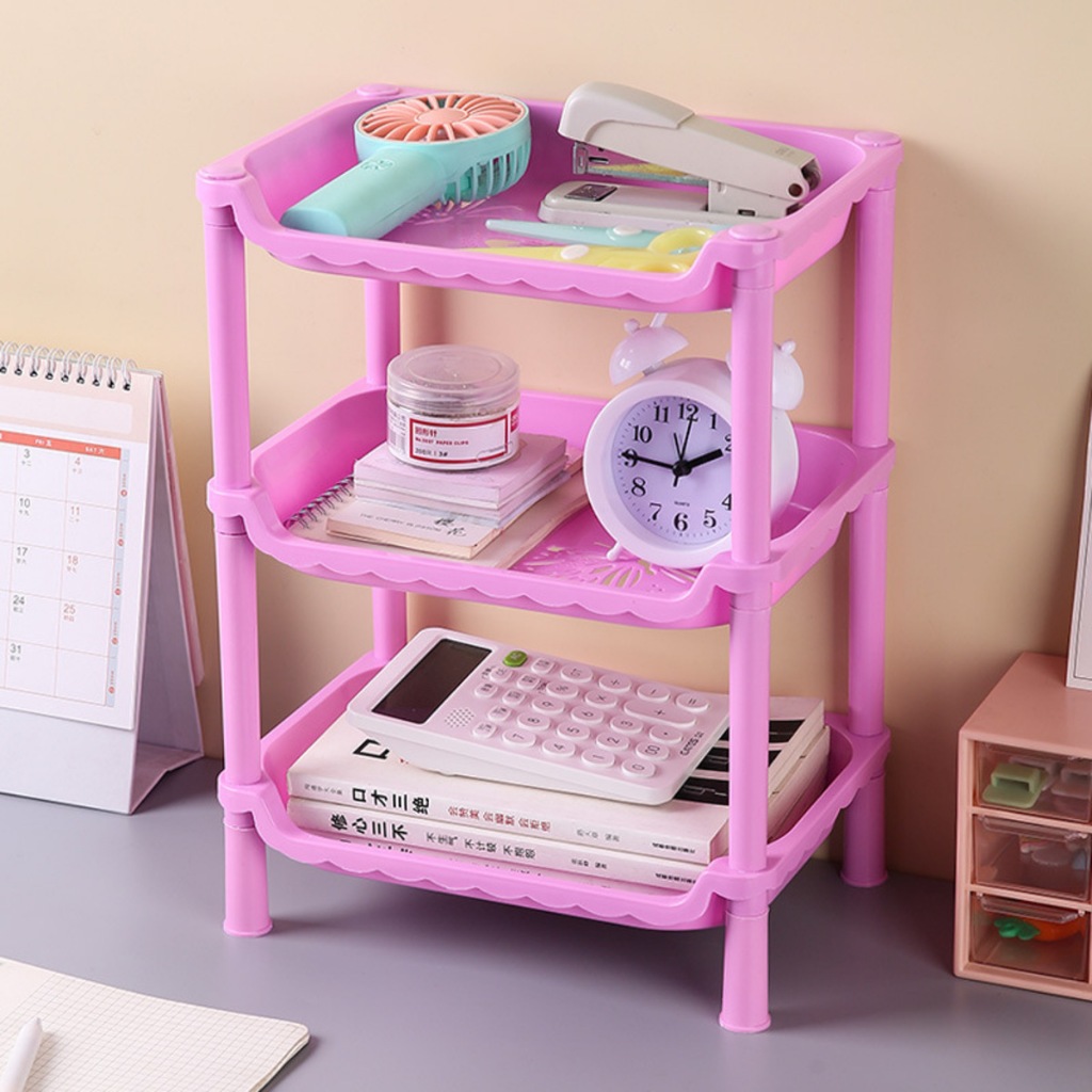 Rak serbaguna RAK BUMBU / rak mini / RAK SERBAGUNA PLASTIK 3 SUSUN / RAK SANDAL SEPATU 3 SUSUN / rak