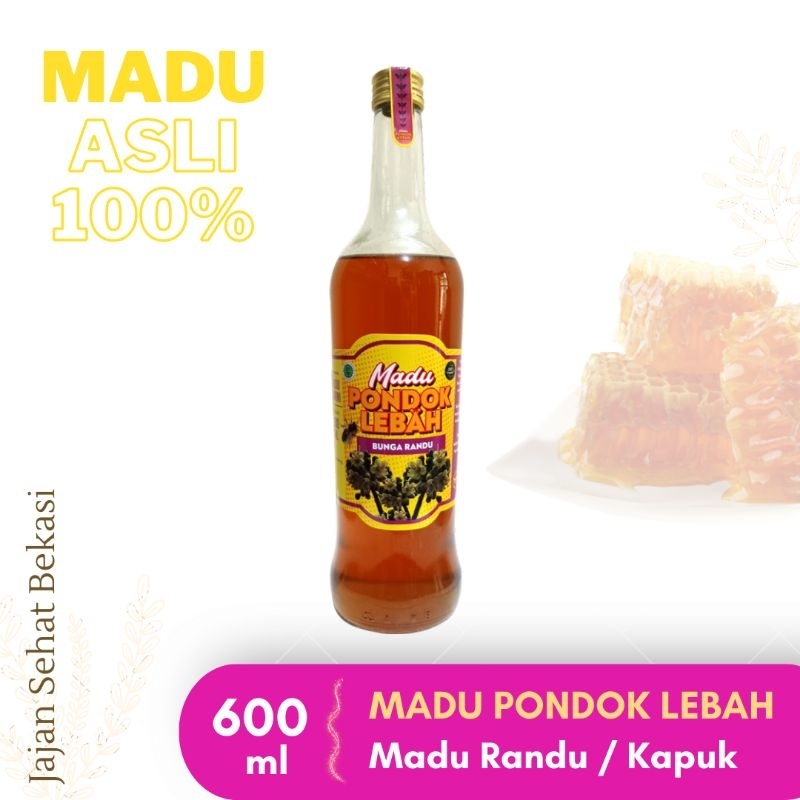 

Madu Asli 100% Randu 600ml - Madu Pondok Lebah