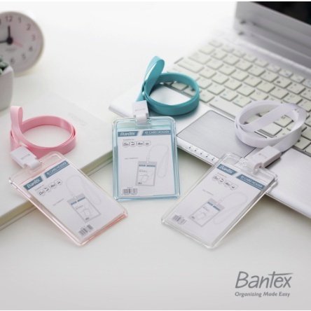 

Bantex Transparent ID Card Holder Lanyard Portrait #8868