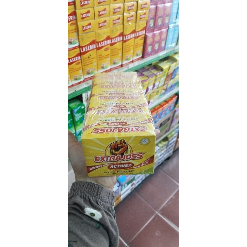 

EXTRA JOSS isi 5kotak isi 12 sachet