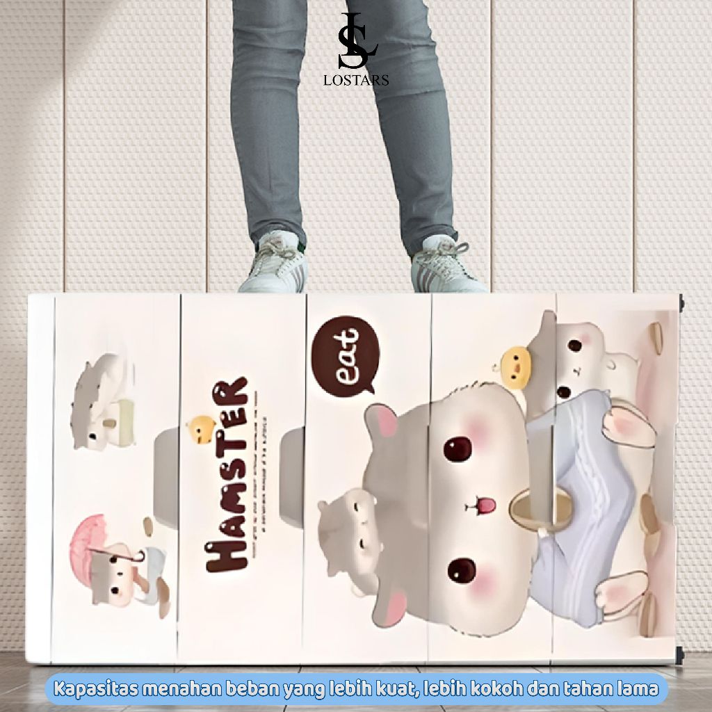 RB Lostars/ Lemari Plastik Anak/Lemari Plastik Bayi/Lemari Pakaian Anak/Lemari Anak