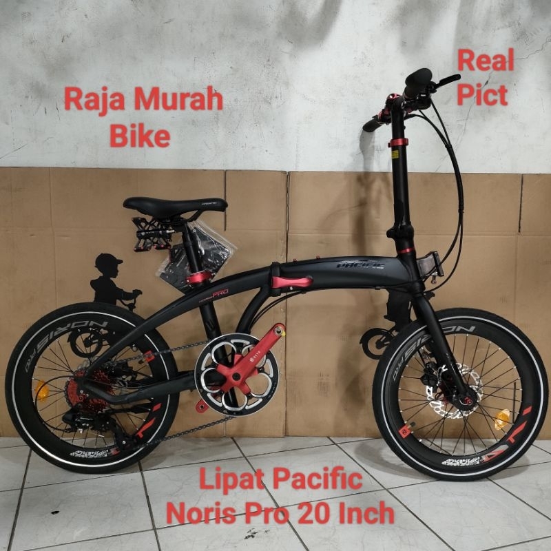 Sepeda Lipat Pacific Noris Pro 20 Inch Sepeda Lipat 20 Inch Pacific Noris Pro Hidraulic Alloy
