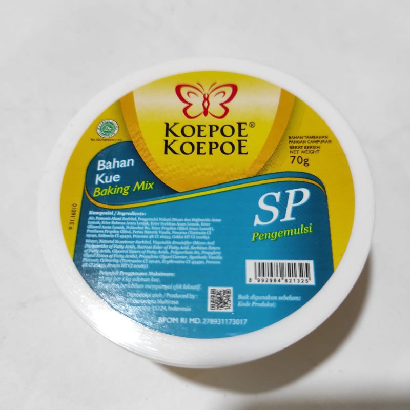 

Koepoe Koepoe / Kupu Kupu Pengemulsi SP 70 gr Koe Poe