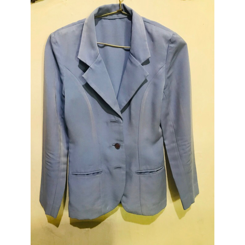 Blazer preloved warna lilac / ungu muda