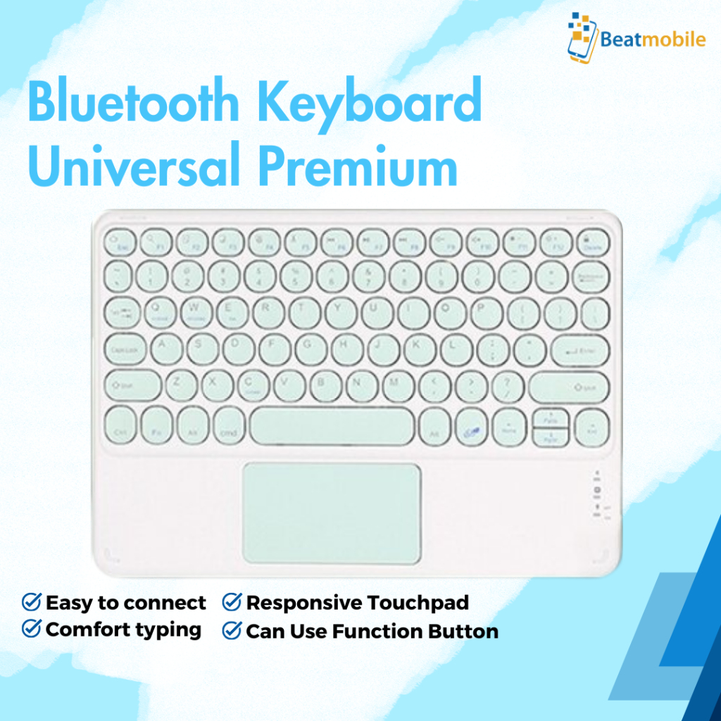 Universal Wireless Keyboard Bluetooth Mini Keyboard 10inc For iPad Pro Air4/Air5 Gen 9/10 Android /