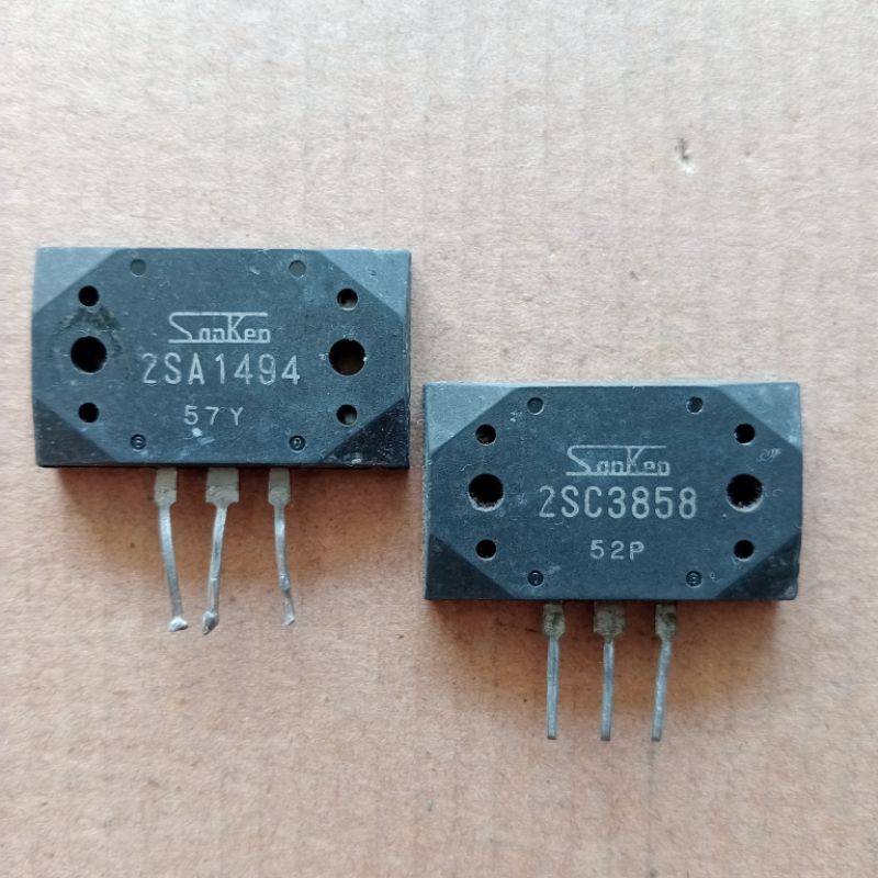 SANKEN 2SA1494 - 2SC3858 Transistor 2SA1295 - 2SC3264 Cabutan