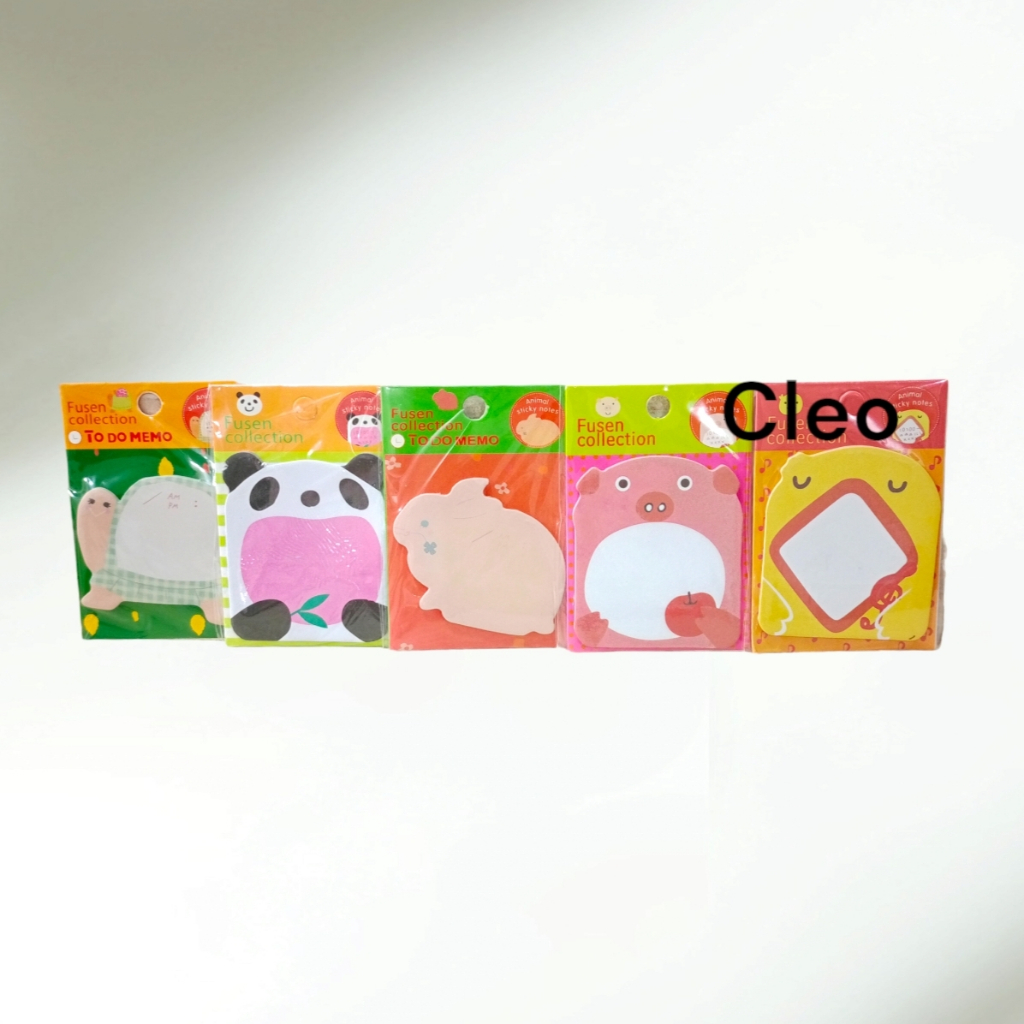 

Sticky Notes Motif Animal/Sticky Notes Karakter Animal Lucu