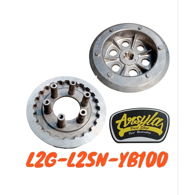 Kaki 6 Lawan kaki 6 Almunium rumah kopling L2G L2SN YB L2 Super yb100