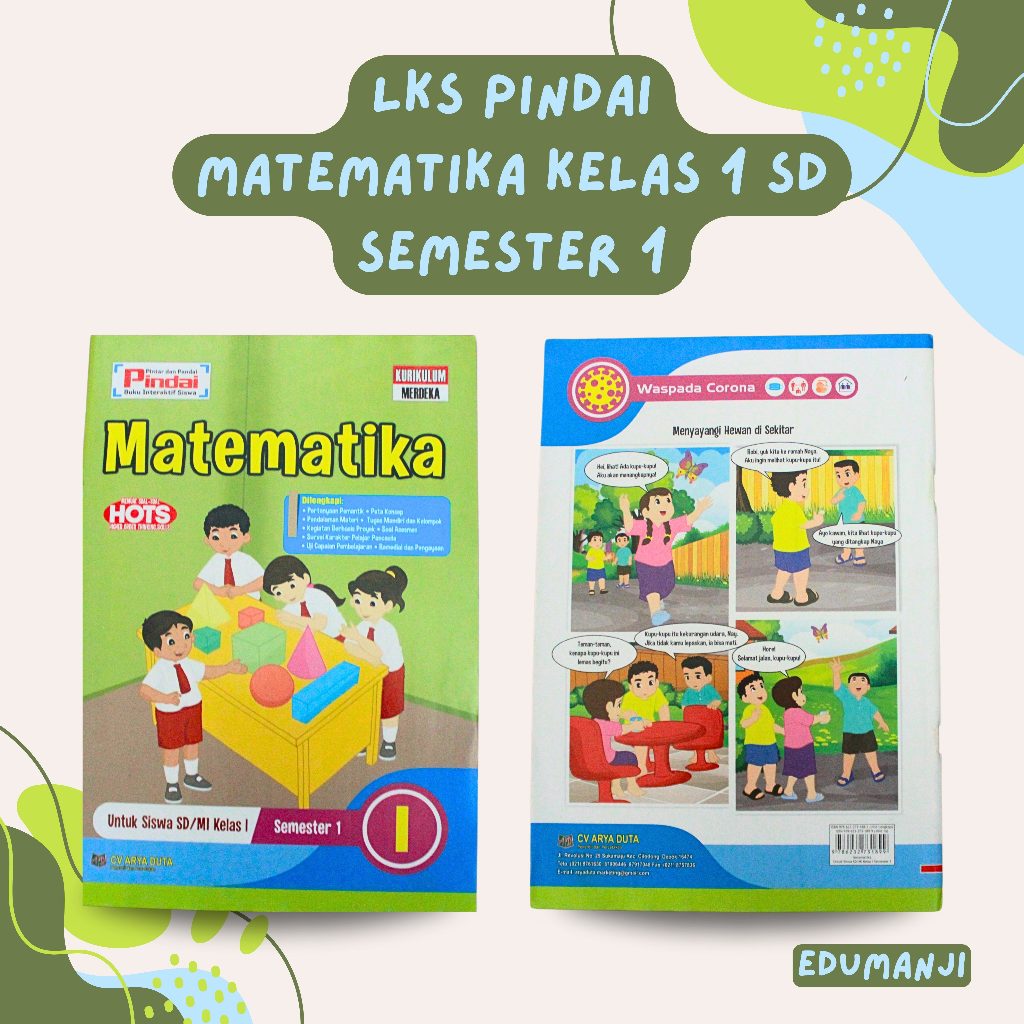 LKS PINDAI MATEMATIKA KELAS 1 SD SEMESTER 1