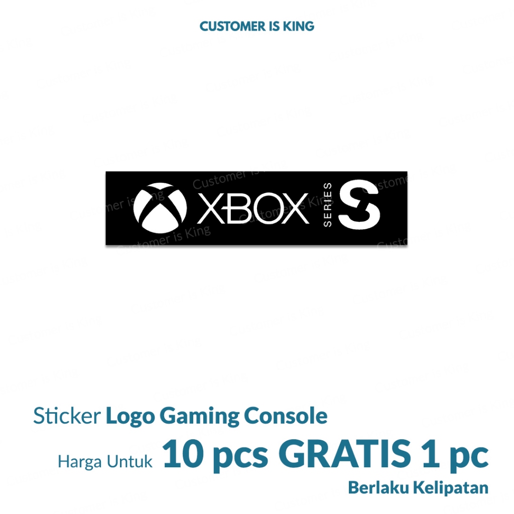 

Stiker Sticker XBOX SERIES S | (BELI 10 GRATIS 1)