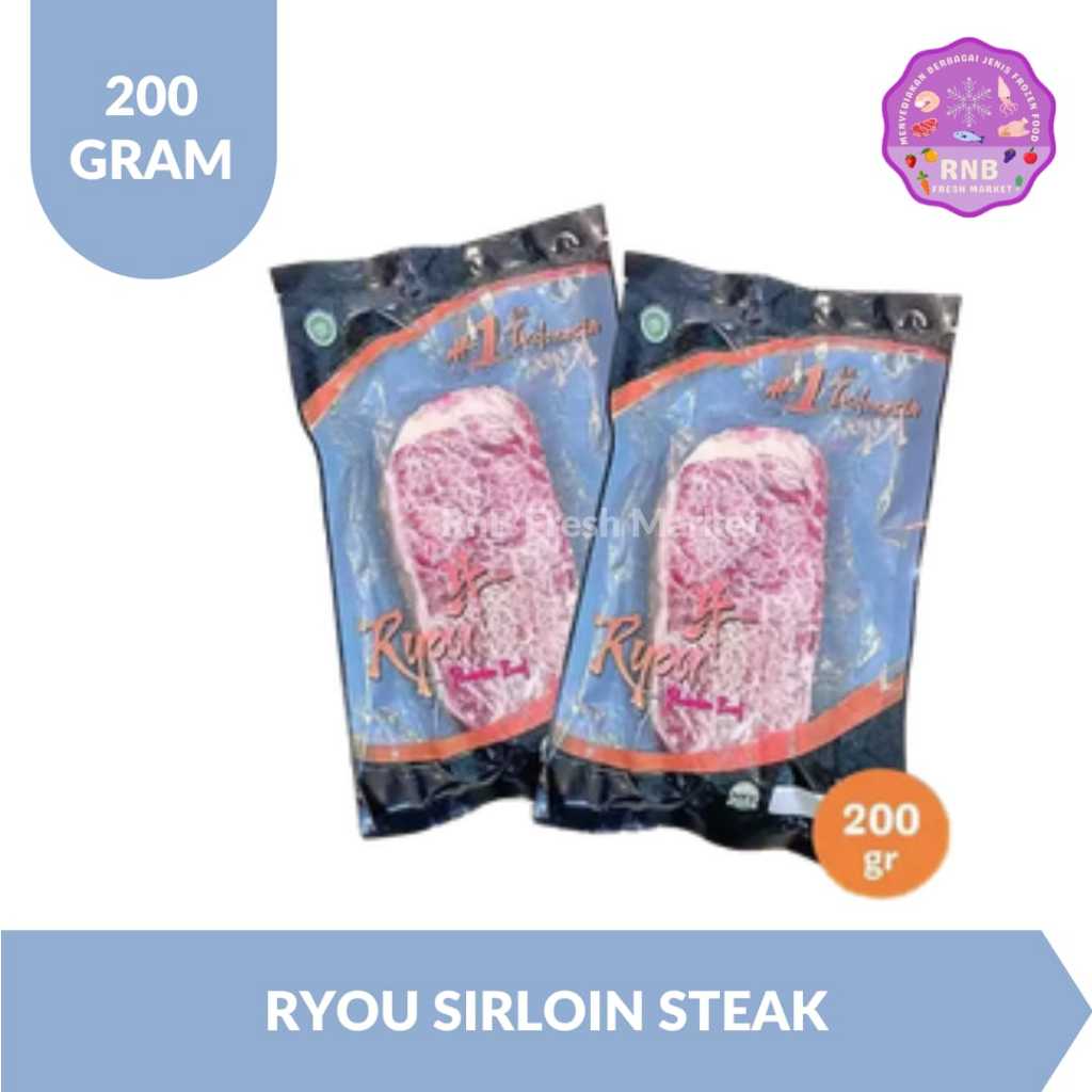 

Ryou Sirloin Steak Netto 200 Gram