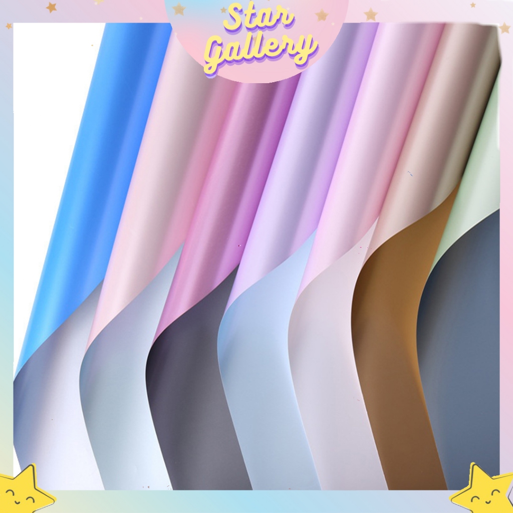

Kertas Bunga Buket Motif Glitter Glossy Flower Wrapping Paper Cellophane Kertas Buket Florist KB6071