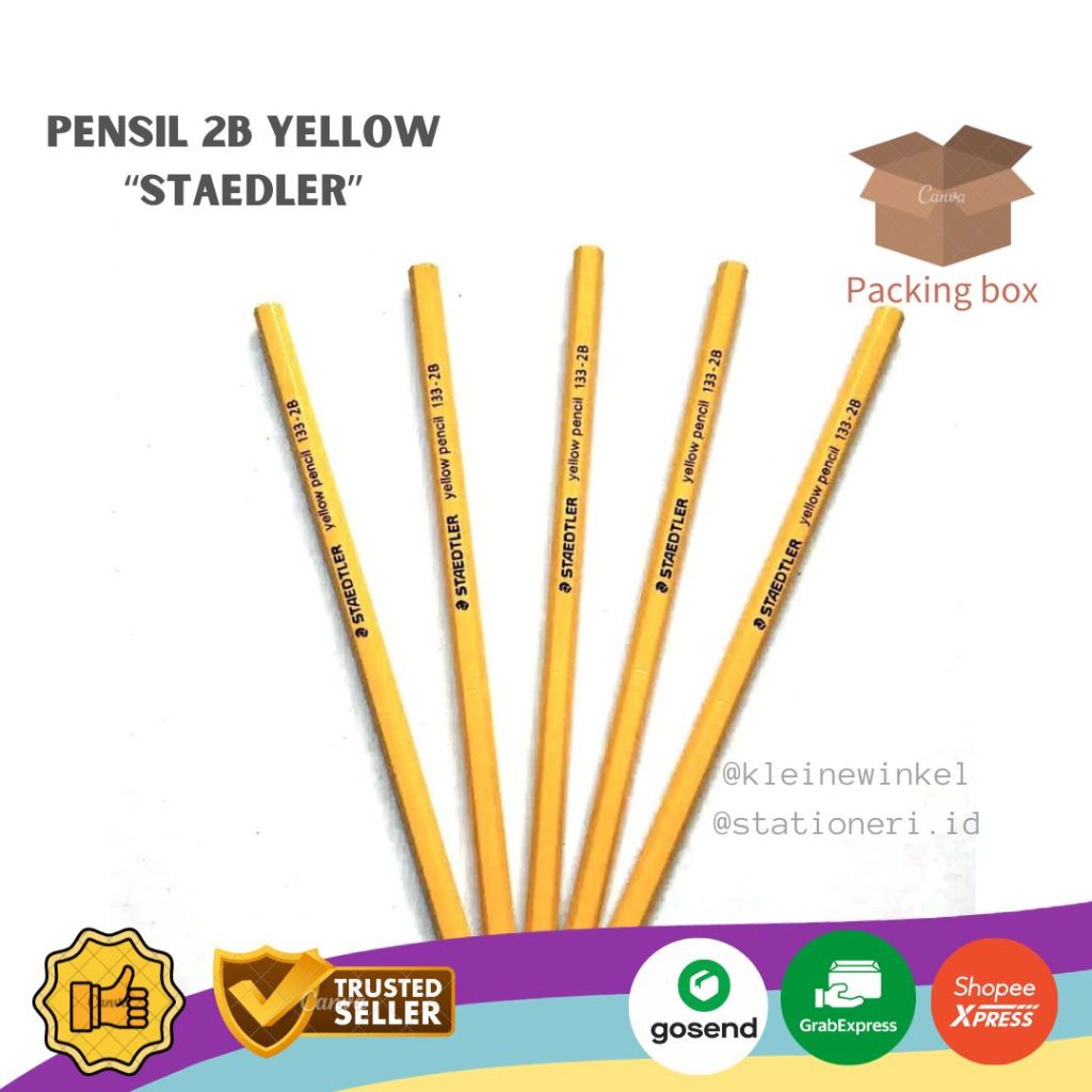 

Pensil 2B STAEDTLER Yellow Original [ 1 PCS ]