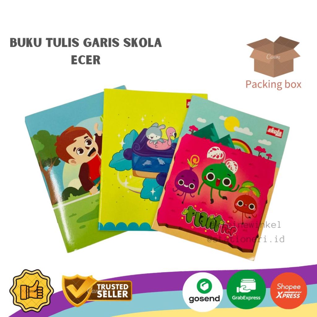 

Buku Tulis Garis SKOLA BY SIDU isi 38 Lembar ECER [ 1 PCS ]