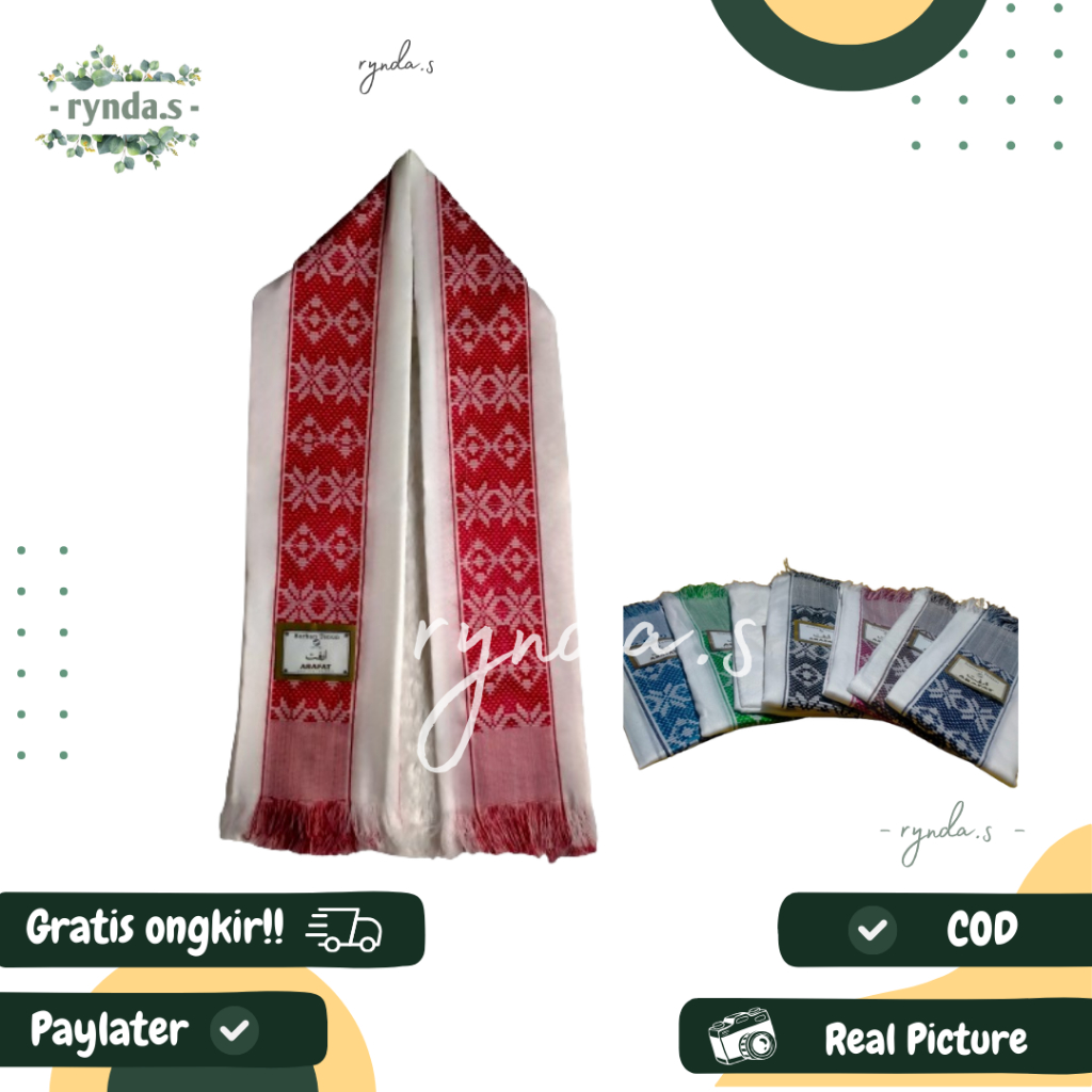 SORBAN HAJI SORBAN ARAFAT SONGKET PREMIUM