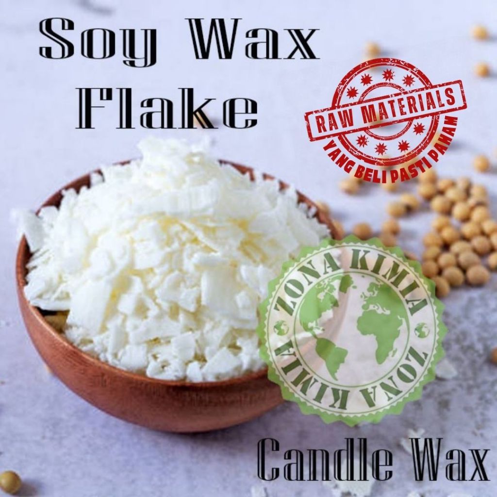 Soywax Bahan Lilin Aromatherapy Soy Wax Kedelai Candle Wax 100gram Lilin Alami