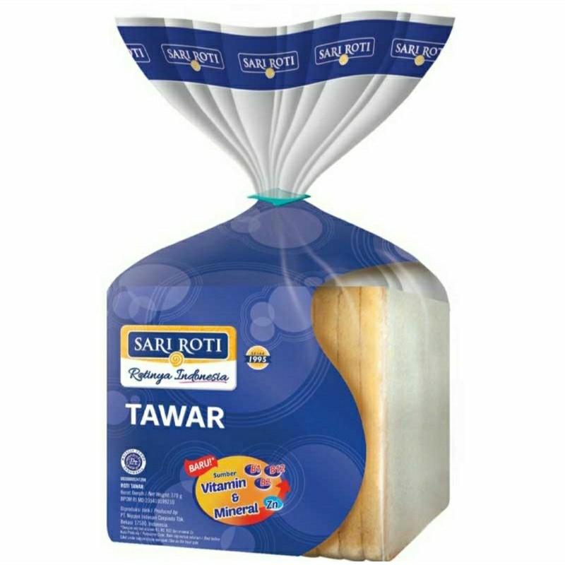 

SARI ROTI | Roti Tawar 370 Gram | 1 Pack isi 10 PCS