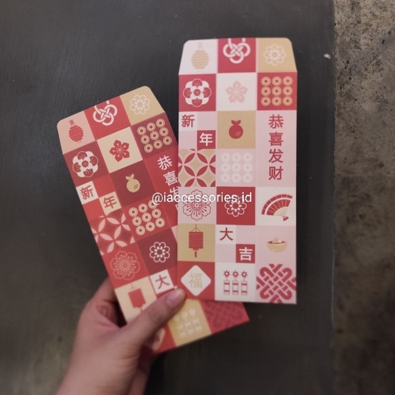 

Red Pocket Angpao Amplop Sincia Imlek CNY Lunar New Year Modern