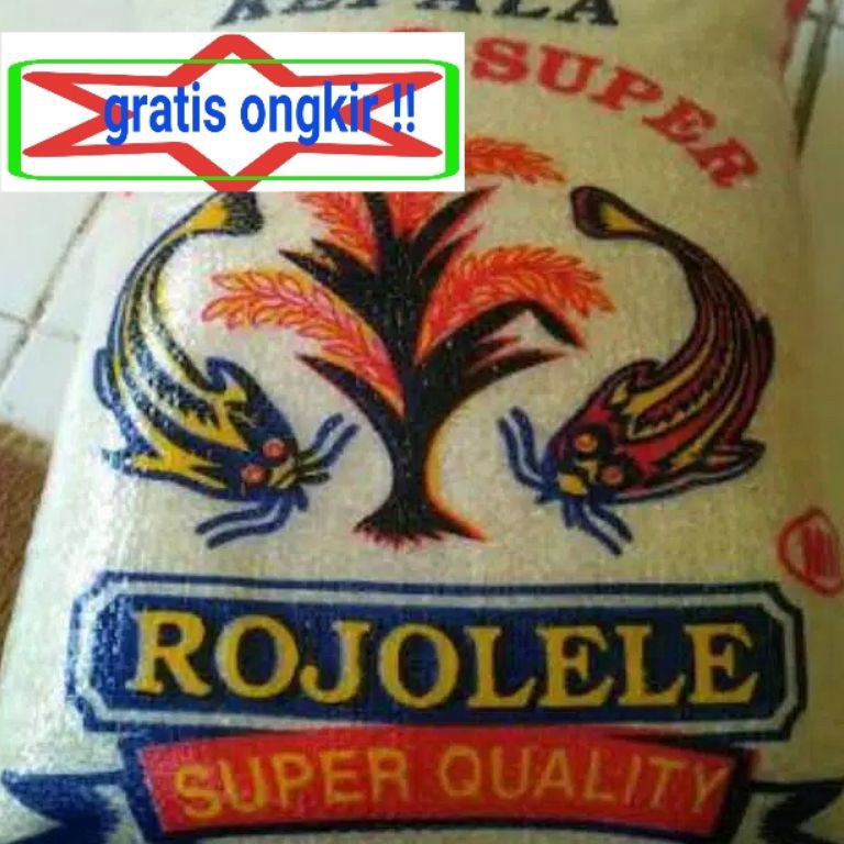 

READY STOK Beras cap merek Rojolele 1 kg timbangan full via gojek
