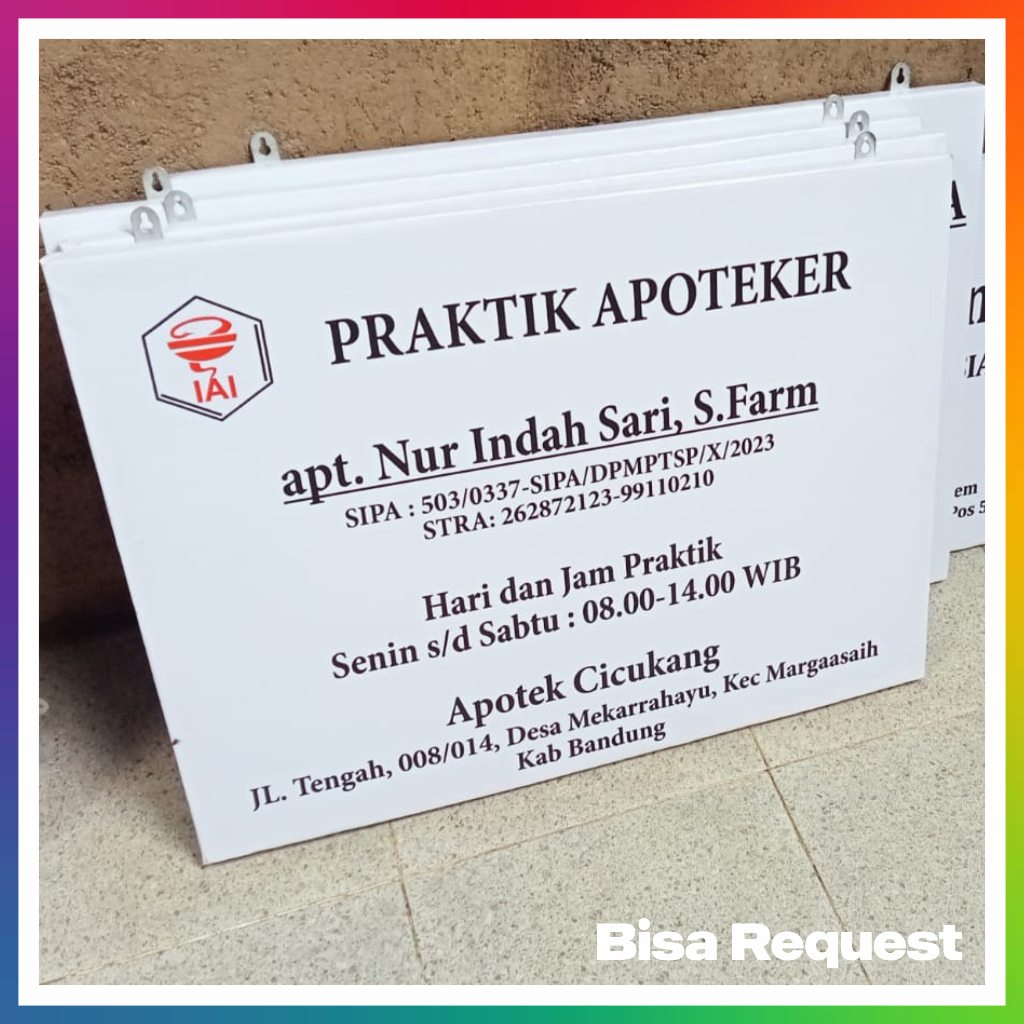 

Papan Nama APOTEK