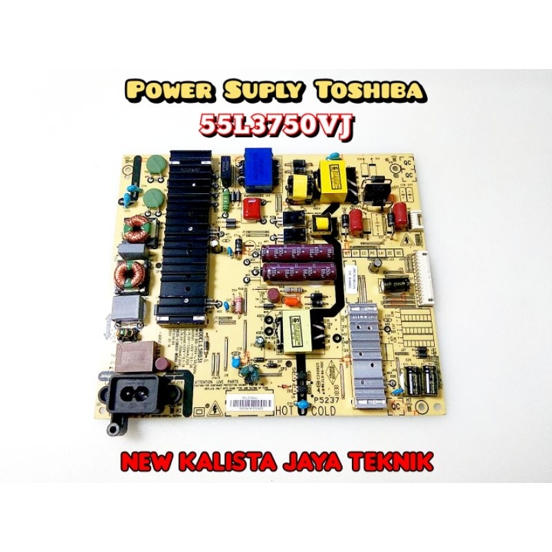 POWER SUPLY TV TOSHIBA 55L3750VJ ORIGINAL L5R031 PSU TOSHIBA 55L3750VJ REGULATOR TV 55L3750 PSU 55L3