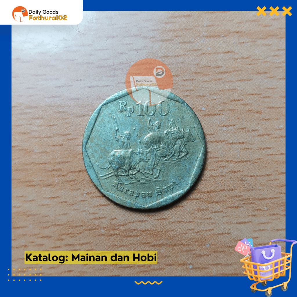 Uang Koin Kuno Rp 100 Emisi Tahun 1991 - 1998 (Seri 3)