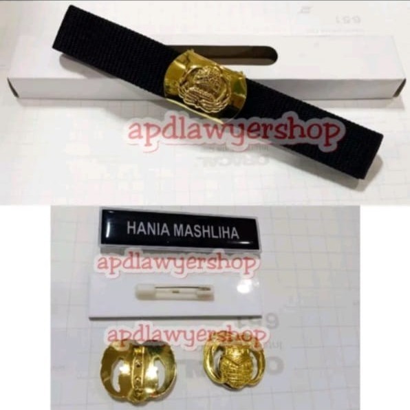 

Paket Hemat Paket Lengkap ASN Name Tag Peniti+Pin Korpri + Belt Kopri