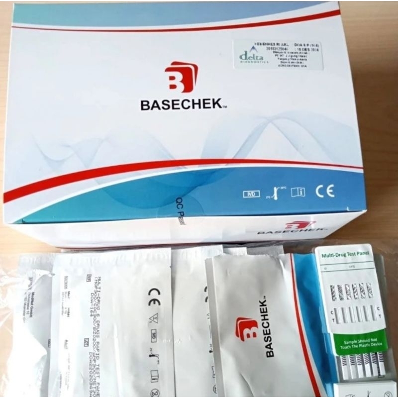 Drug Test 6 Parameter isi 25 Test Basechek Alat Test Narkoba