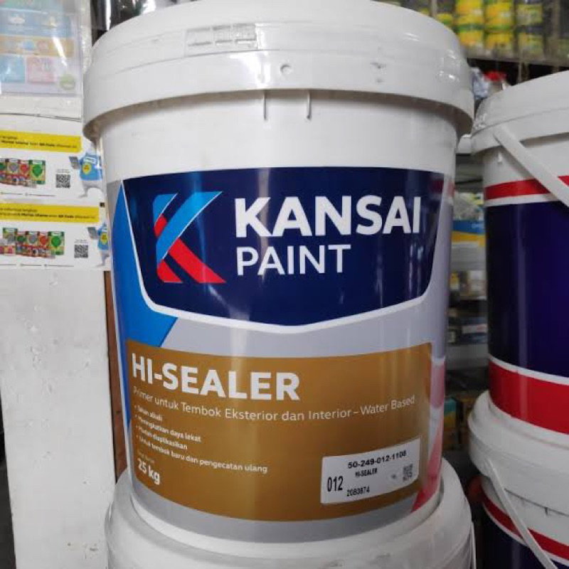 KANSAI HI-SEALER PAIL 25 KG CAT DASAR TEMBOK CAT DASAR DINDING 25KG 25 KG