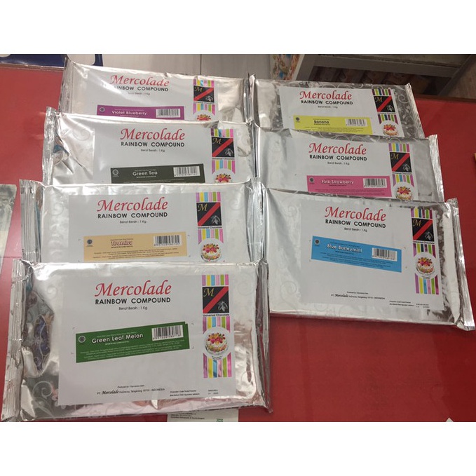 

BEST SELLER MERCOLADE COKLAT BATANG COKLAT BLOK WARNA WARNI RASA BUAH CHOCOLATE COMPOUND