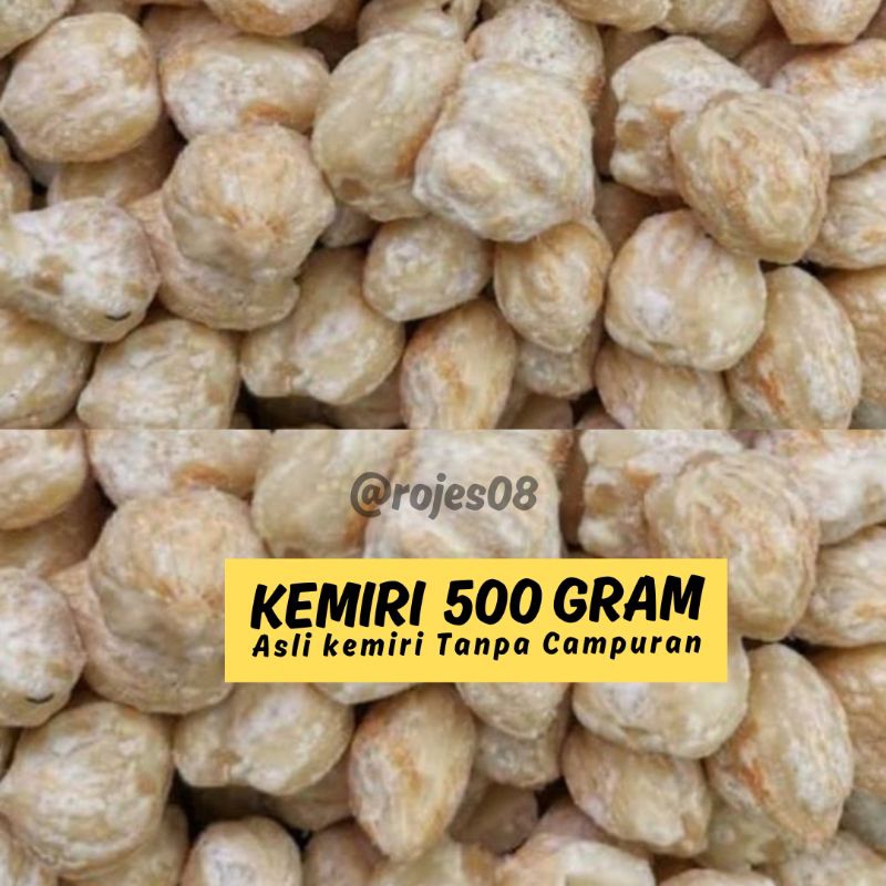 

KEMIRI 500 GRAM ASLI 100% ORIGINAL