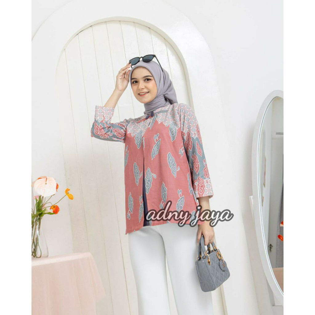 Batik Wanita Terbaru | Baju Batik Wanita size M L XL XXL XXXL L4 L5